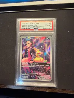 PSA 10 Marnie’s Morpeko 206 Sv: Scarlet & Violet Promo Cards Holo - Image 1