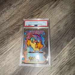 2000 Topps Pokemon Pidgeotto TV Animation D/C Embossed Card PSA Graded EX 5 - Image 3