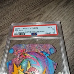 2000 Topps Pokemon Pidgeotto TV Animation D/C Embossed Card PSA Graded EX 5 - Image 4
