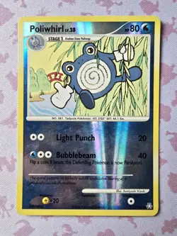 Poliwhirl - 115/146 - Common - Reverse Holo Pokemon Diamond & Pearl Card LP - Image 1