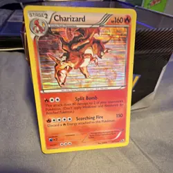 Pokemon Charizard Stage 2 Holo Rare 160 HP 19/113 Legendary Treasures Card - Image 1