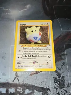 Togepi 56/105 Neo Destiny Regular Vintage Pokemon Card Excellent! - Image 1