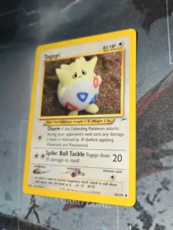 Togepi 56/105 Neo Destiny Regular Vintage Pokemon Card Excellent! - Image 3