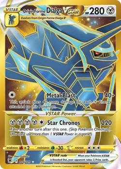 Origin Forme Dialga VSTAR 210/189 Astral Radiance Secret Pokemon Card Mint/NM - Image 1