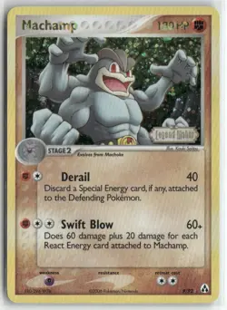 Machamp 9/92 EX Legend Maker Reverse Holo Pokemon English Card (LP) - Image 1