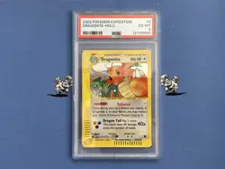 Pokemon TCG Dragonite 9/165 Expedition Base Set PSA 6 Pokemon Card - Image 1