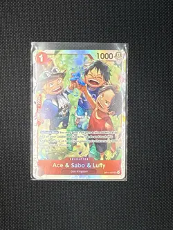 Ace & Sabo & Luffy OP13-007 SR | One Piece Card Game - Image 1