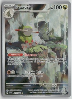 Fraxure 077/064 IR Illustration Rare Shrouded Fable Pokemon English Card (LP) - Image 1