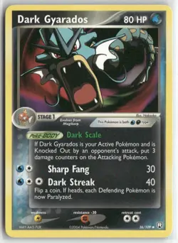 Dark Gyarados 36/109 EX Team Rocket Returns Pokemon English Card (NM) - Image 1