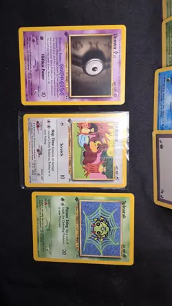 1st Edition Pokemon Card Lot WOTC Vintage Base Fossil Neo Unown Larvitar - Image 3