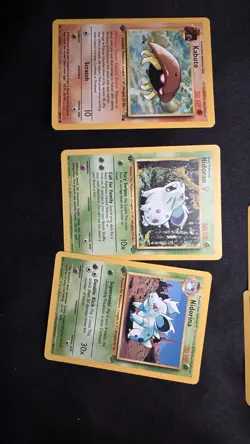1st Edition Pokemon Card Lot WOTC Vintage Base Fossil Neo Unown Larvitar - Image 4