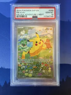 Pikachu 088 Sv: Scarlet & Violet Promo Cards Holo PSA 10 - Image 1