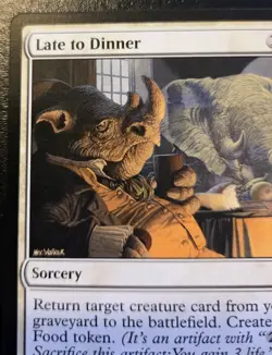Late To Dinner 019/303 Common Modern Horizons 2 Magic: The Gathering - Image 2