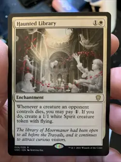 Haunted Library, Commander: Innistrad: Crimson Vow, MTG , NM - Image 1