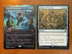 2x Season Of Weaving Borderless FOIL Lot MTG Bloomburrow NM-M 283 - Image 1