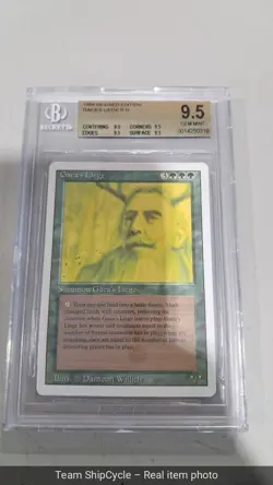 Gaeas Liege BGS 95 GEM MINT QUAD Revised 3rd Edition MTG Pop 15 G2U - Image 3
