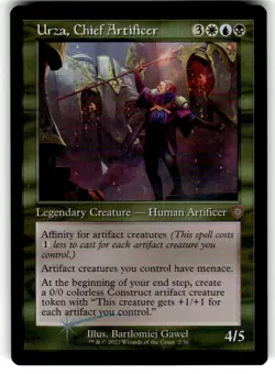 MTG Urza, Chief Artificer *FOIL* The Brothers' War Commander 02/36 NM - Image 1