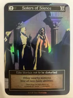 FOIL Elite Sisters of Silence - Beta NM Sorcery: Contested Realm - Image 1