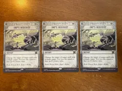 3x Imp’s Mischief Lot MTG Breaking News NM-M 15 - Image 1