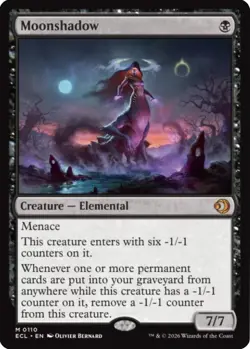 Magic the Gathering Lorwyn Eclipsed Moonshadow 110 Reg Mythic - Image 1