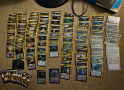 Warhammer 40k Commander Deck Necron Dynasty Nm Sleeved Mtg Complete - Image 1