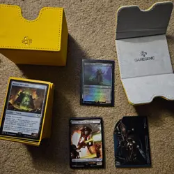 Warhammer 40k Commander Deck Necron Dynasty Nm Sleeved Mtg Complete - Image 3