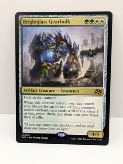 Brightglass Gearhulk - Aetherdrift - Artifact Creature - Mythic - DFT 191 - - Image 1