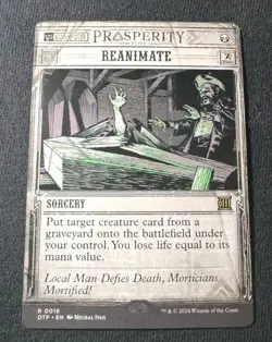 1x MTG Reanimate - OTJ Breaking News Rare! NM Mint! Ships Fast! - Image 1