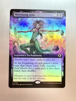 Mornsong Aria - 361 - MTG: Lorwyn Eclipsed - Extended Art - Rare - FOIL - Image 1