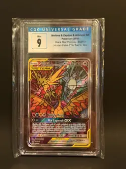 CGC 9 Pokemon Moltres & Zapdos & Articuno GX Promo SM210 - Image 1