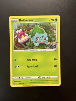 Pokemon Go - Bulbasaur - SWSH231 - Holo Rare - Black Star Promo - LP - Image 1