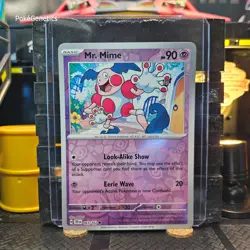 Mr. Mime Temporal Forces Reverse Holo Pokemon TCG 063/162 Scarlet Violet Common - Image 1