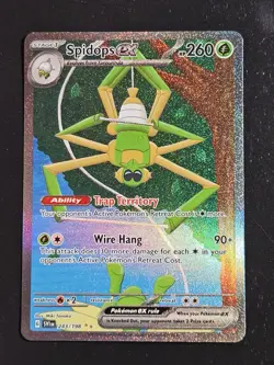 Pokemon TCG English Spidops ex SVI 243 | Near Mint - Image 1