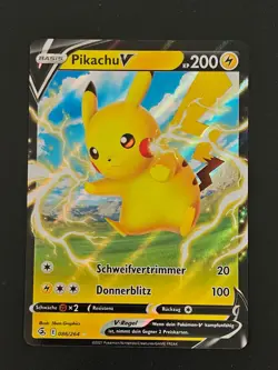 Pokemon TCG Deutsch Pikachu V FST 086 | Near Mint - Image 1