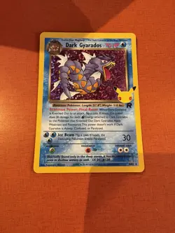 Dark Gyarados 8/82 Celebrations: Classic Collection Holo Pokemon TCG English - Image 1