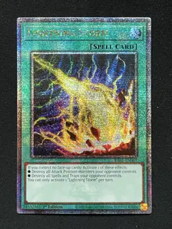 Yugioh Lightning Storm RA01-EN061 Quarter Century Secret Rare NM - Image 1
