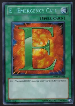 Yugioh E - Emergency Call RYMP-EN024 Secret Rare Unlim - LP - Image 1