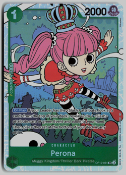 X4 Full Playset - One Piece Card Game TCG - Perona OP12-034 SR - Image 1