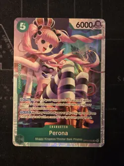 Perona - OP14-033 -One Piece TCG English - The Azure Sea's Seven SR Foil - Image 1
