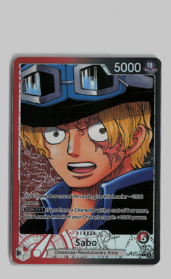 One Piece TCG - Sabo OP13-004 Leader Alt Art - Carrying on His Will - Image 1