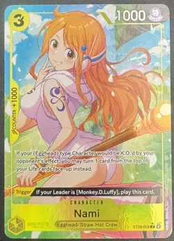 One Piece Starter Deck 29 Egghead NAMI Alt Art ST29-008 C ENG NM Pack Fresh - Image 3