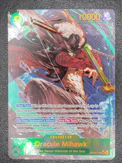 One Piece OP14 Azure Sea's Seven Dracule Mihawk 119 SEC Alt Art - Image 1