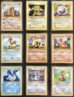 Pokemon 100% Complete Shadowless Base Set 102/102 WOTC Vintage 1999 - Image 3