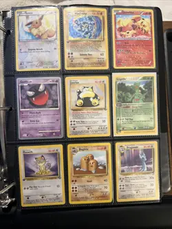 Pokemon Card Lot Vintage-Modern 56 Cards (binder not included) - Image 1