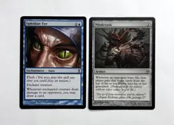 MTG MAGIC THE GATHERING 2 CARD MINDCRANK & OPHIDIAN EYE MINT SILVER ARTIFACT♨ - Image 1