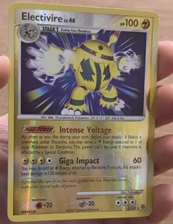 Pokemon TCG Electivire Reverse Holo Rare Card 3/130 Diamond & Pearl - Image 2