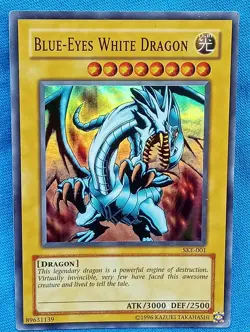 YuGiOh Cards - Blue-Eyes White Dragon - SKE-001 - Near Mint - Image 1
