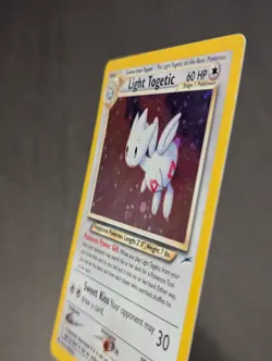 LIGHT TOGETIC 15/105 HOLO - Pokemon Card Neo Destiny 2000 Vintage MP - Image 4