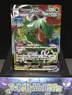 Pokemon Card Rayquaza VMAX 101/159 Crown Zenith Holo Ultra Rare NM - Image 1
