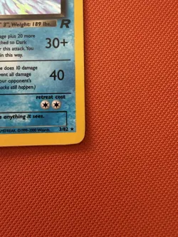 Pokemon TCG Dark Blastoise Holo Rare Card 3/82 Great Condition - Image 4
